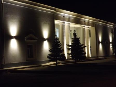Архитектурная подсветка зданий Кострома
